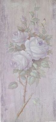 Quadro 25x55 rose azzurre 32909 COLORI E LUCI