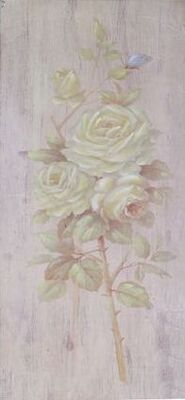 Quadro 25x55 rose giallo chiaro 32907 COLORI E LUCI
