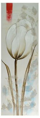 Quadro tulipani bianchi 50xh150 31541 LUCI E COLORI