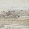 Dettaglio Quadro astratto dettagli materici sfumature avorio grigio e tortora chiaro 60x120
