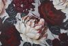 Ulteriore dettaglio di Quadro con foglie scure e fiori rossi porpora 150x76cm  40344