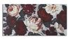 Quadro con foglie scure e fiori rossi porpora 150x76cm  40344
