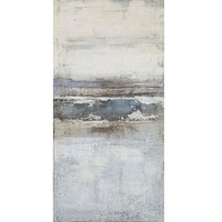 Quadro materico sfumature astratte azzurre dettagli in rilievo 60x120 41048 COLORI E LUCI
