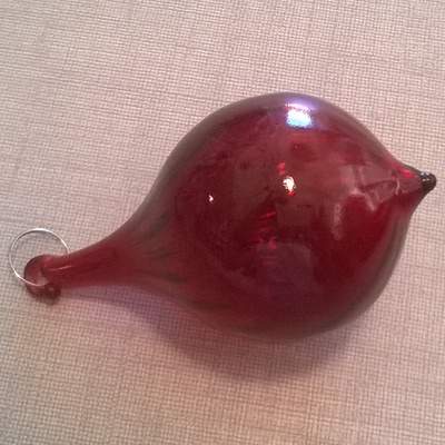 Goccia a pallina rossa CANALETTO Rosso IDEAL LUX ACCESSORI