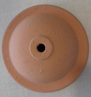Rosone in ceramica decoro terracotta B782TC EUROKERAMIC