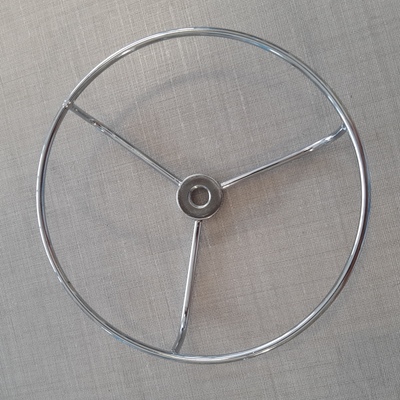 Anello con interno a croce fermavetro per lampada con attacco per tubo filettato 39087 RICAMBI