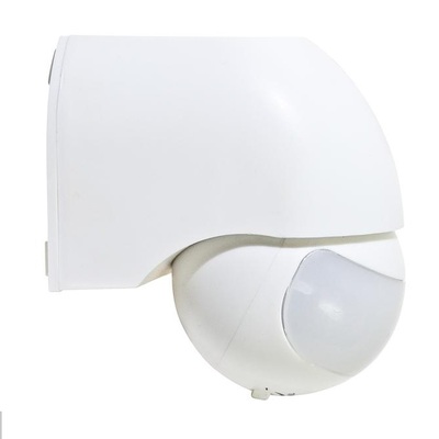 Rilevatore di presenza bianco con sensore di luminosit&agrave; e movimento  42181