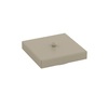 Rosone quadrato sabbia 14x14cm 6 uscite laterali + 1 centrale  44292