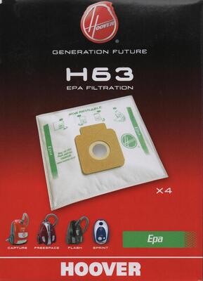 Sacchetti per aspirapolvere HOOVER H63 per CAPTURE FREESPACE FLASH SPRINT 31922 HOOVER