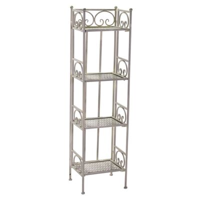 Scaffale 4 piani avorio 25x23 alto 104cm 37263 COLORI E LUCI