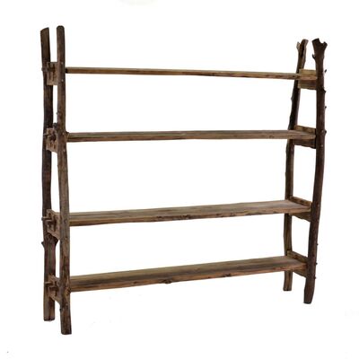 Scaffale in legno rustico naturale alto 179cm  39010