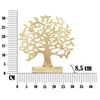 Decorazione albero gold 31cm in metallo dorato  40270 - foto 5