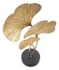 Particolare di Soprammobile foglie ginkgo decorativo armonia e design 24,5x10,5x40,5  43138