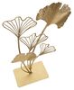 Particolare di Foglie ginkgo soprammobile zen scultura ispirata alla natura 26x11,5x44,5  43139