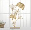 Foglie ginkgo soprammobile zen scultura ispirata alla natura 26x11,5x44,5  43139 - foto 4