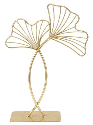 Soprammobile semplice piccolo madia o soggiorno foglie oro 25x35 42190 COLORI E LUCI
