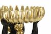Particolare di Statuetta scimmia svuota tasche con casco di banane 23x31,5  41759