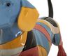Cane bassotto puzzle vivace decorazione moderna soprammobile 32,5x9,7x20,5  42916 - foto 4