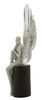 Immagine aggiuntiva di Decorazione da appoggio angelo seduto brilli argento 24x8x34  42911