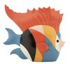 Immagine aggiuntiva di Coloratissimo pesce decoro puzzle soprammobile 28x8x25  42917