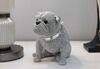 Soprammobile soggiorno piccolo cagnolino brilli argento 17x11x14  42907 - foto 4