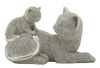 Immagine aggiuntiva di Soprammobile gatto con cucciolo brilli argento 19x9x13  42900