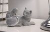 Soprammobile gatto con cucciolo brilli argento 19x9x13  42900 - foto 5