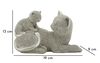 Soprammobile gatto con cucciolo brilli argento 19x9x13  42900 - foto 6