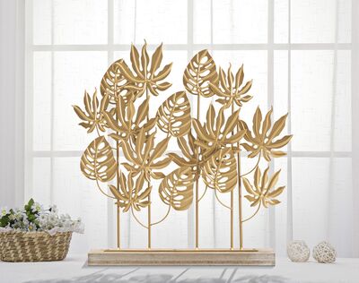 Soprammobile grande oro e legno decapato 56x57cm per appoggio su madia  42415