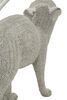 Ulteriore dettaglio di Soprammobile piccolo gatto che si stiracchia brilli argentati 17,5X9X26  4289
