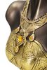 Statua etnica viso di donna africana con turbante mod. A 23,5X17,5X39,5  41763 - foto 4