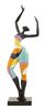 Immagine aggiuntiva di Statuetta moderna donna danza puzzle di colori 12,5x10x38  42914