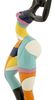 Ulteriore dettaglio di Statuetta moderna donna danza puzzle di colori 12,5x10x38  42914