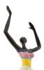 Statuetta moderna donna danza puzzle di colori 12,5x10x38  42914 - foto 4