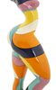 Statuetta moderna donna danza puzzle di colori 12,5x10x38  42914 - foto 5