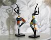 Statuetta moderna donna danza puzzle di colori 12,5x10x38  42914 - foto 6