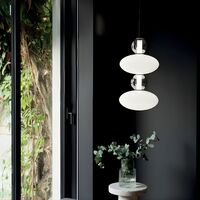 Lampadario a sospensione in vetro LED livelli di luce forme LUMIERE-2 SP IDEAL LUX