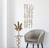 Decorazione quadro glam gold con specchietti per ingressi e piccoli spazi 35,5x90  42645 - foto 4