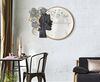 Specchio con decorazione profilo di donna fiori in testa 81,9x61  41600 - foto 4