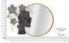 Specchio con decorazione profilo di donna fiori in testa 81,9x61  41600 - foto 5