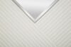 Ulteriore dettaglio di Specchio parete moderno design rotondo decoro a V bordo oro 80cm (73x64)  415