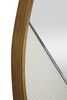 Specchio parete moderno design rotondo decoro a V bordo oro 80cm (73x64)  41556 - foto 5