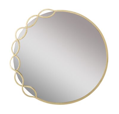 Specchio da arredo da parete cornice finemente decorata nodi 73,5cm  41614