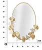 Specchio da parete design ovale motivo foglie 61,5x78cm  41617 - foto 4