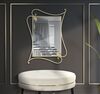 Ulteriore dettaglio di Specchio da arredo design rettangolare motivo gentile 80x110  41616