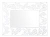 Immagine aggiuntiva di Speccho bianco da arredo di forma allungata farfalle 85x115  41618
