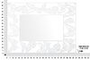 Speccho bianco da arredo di forma allungata farfalle 85x115  41618 - foto 5