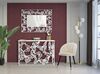 Speccho bianco da arredo di forma allungata farfalle 85x115  41618 - foto 6