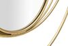 Particolare di Specchio oro glamour 34 cm decoro cerchi glamour 80cm  41842