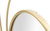 Ulteriore dettaglio di Specchio oro glamour 34 cm decoro cerchi glamour 80cm  41842